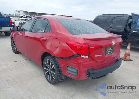 2017 Toyota Corolla Se from USA, damaged, VIN 5YFBURHE9HP610157